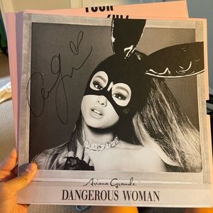 SIGNED Ariana Grande lithograph — from the Dangerous Woman Tour